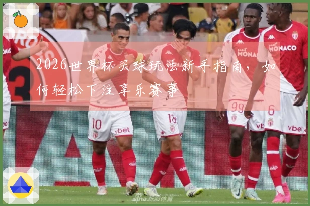 2026世界杯买球玩法新手指南，如何轻松下注享乐赛事